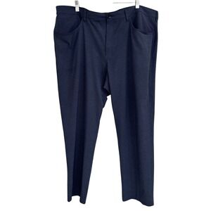 Pro Tour Golf Pants Mens 42x30 Blue Polyester Blend Stretch Classic Performance